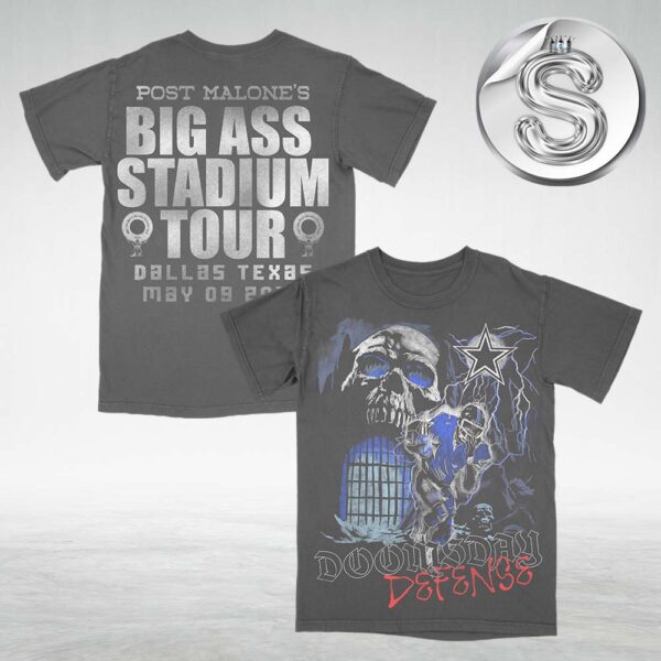 Post Malone x Dallas Cowboys Doomsday Defense All Over Print Shirt