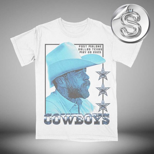 Post Malone x Dallas Cowboys Photo Tee All Over Print Shirt