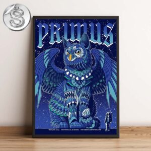 Primus The Show On May 4th 2025 At The Orion Amphitheater In Huntsville Alabama Home Decor Poster Canvas