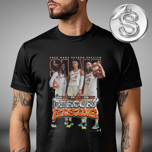 SLAM Cover Tee Phoenix Mercury Slam 256 Mercury Rising Unisex T-Shirt