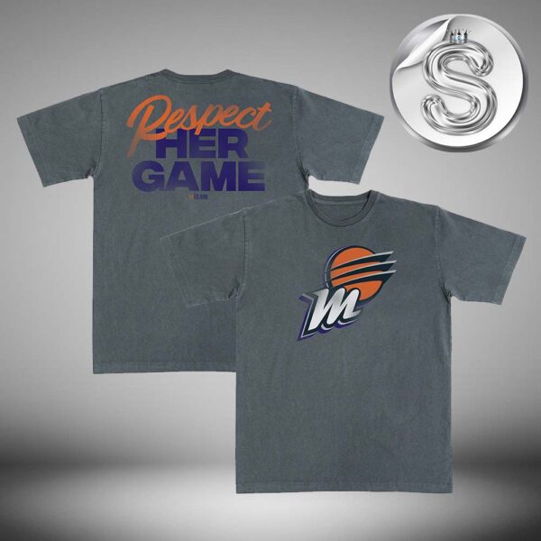 SLAM Phoenix Mercury Respect Her Game Vintage Tee Two Sides Unisex T-Shirt
