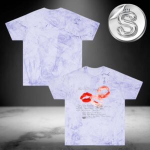 Sabrina Carpenter Merch Lyrics Lip All Over Print Shirt