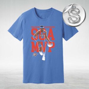 Shai Gilgeous-Alexander 2025 NBA Season MVP Oklahoma City Thunder Unisex T-Shirt