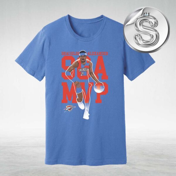 Shai Gilgeous-Alexander 2025 NBA Season MVP Oklahoma City Thunder Unisex T-Shirt