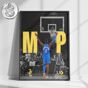 Shai Gilgeous-Alexander On Being Named he 2024-25 NBA Most Valuable Player Oklahoma City Thunder Home Decor Poster Canvas