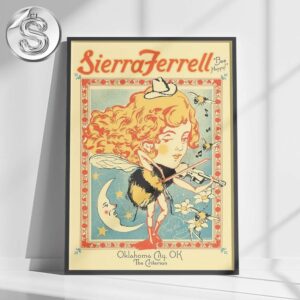 Sierra Ferrell Live Show Music At The Criterion In Aklahoma City OK On May 6th 2025 Home Decor Poster Canvas