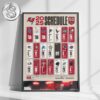 Tennessee Titans 2025 Schedule NFL Matchups All Season Home Decor Poster Canvas