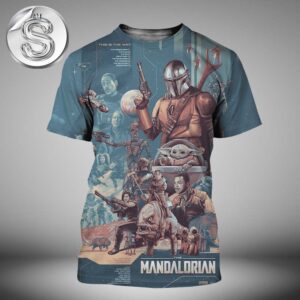 The Mandalorian Season 1 Poster Star Wars Day All Over Print Shirt