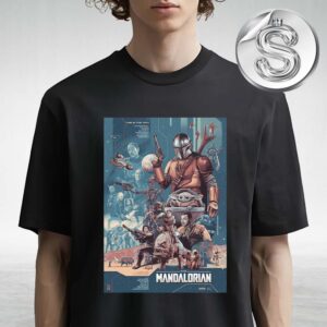 The Mandalorian Season 1 Poster Star Wars Day Unisex T-Shirt