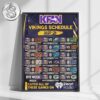 The Super Bowl Rematch Philadelphia Eagles Vs Kansas City Chiefs Matchup NFL Schedule Release 2025 Home Decor Poster Canvas