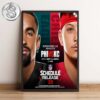 Thursday Night Football 2025 NFL Schedule Week 2 To Week 17 Matchups Home Decor Poster Canvas