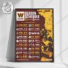 Thursday Night Football 2025 NFL Schedule Week 2 To Week 17 Matchups Home Decor Poster Canvas