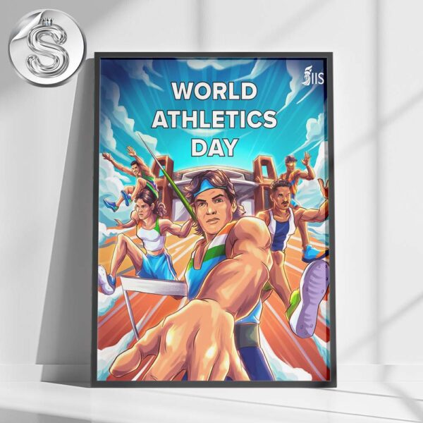 World Athletics Day Home Decor Poster Canvas
